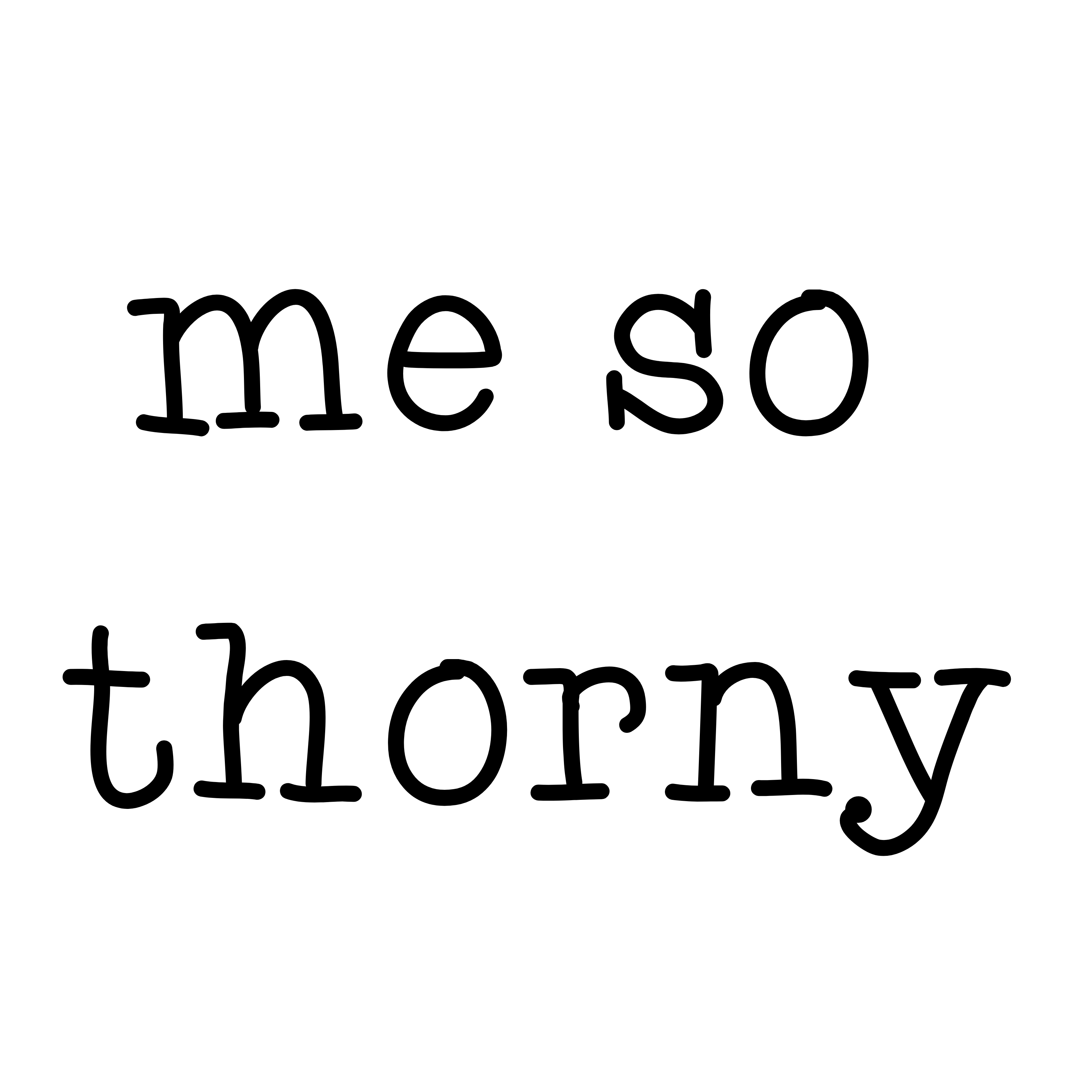 Pot sticker 'Me So Thorny'