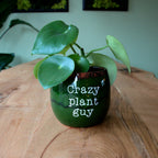 Pot sticker 'Crazy Plant Guy'
