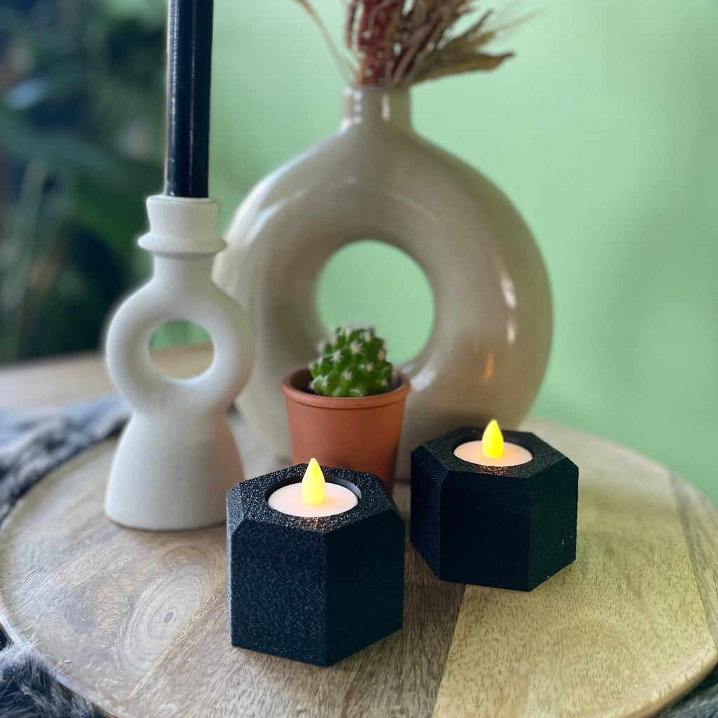 Kaarsenhouder 'HexaGlow'