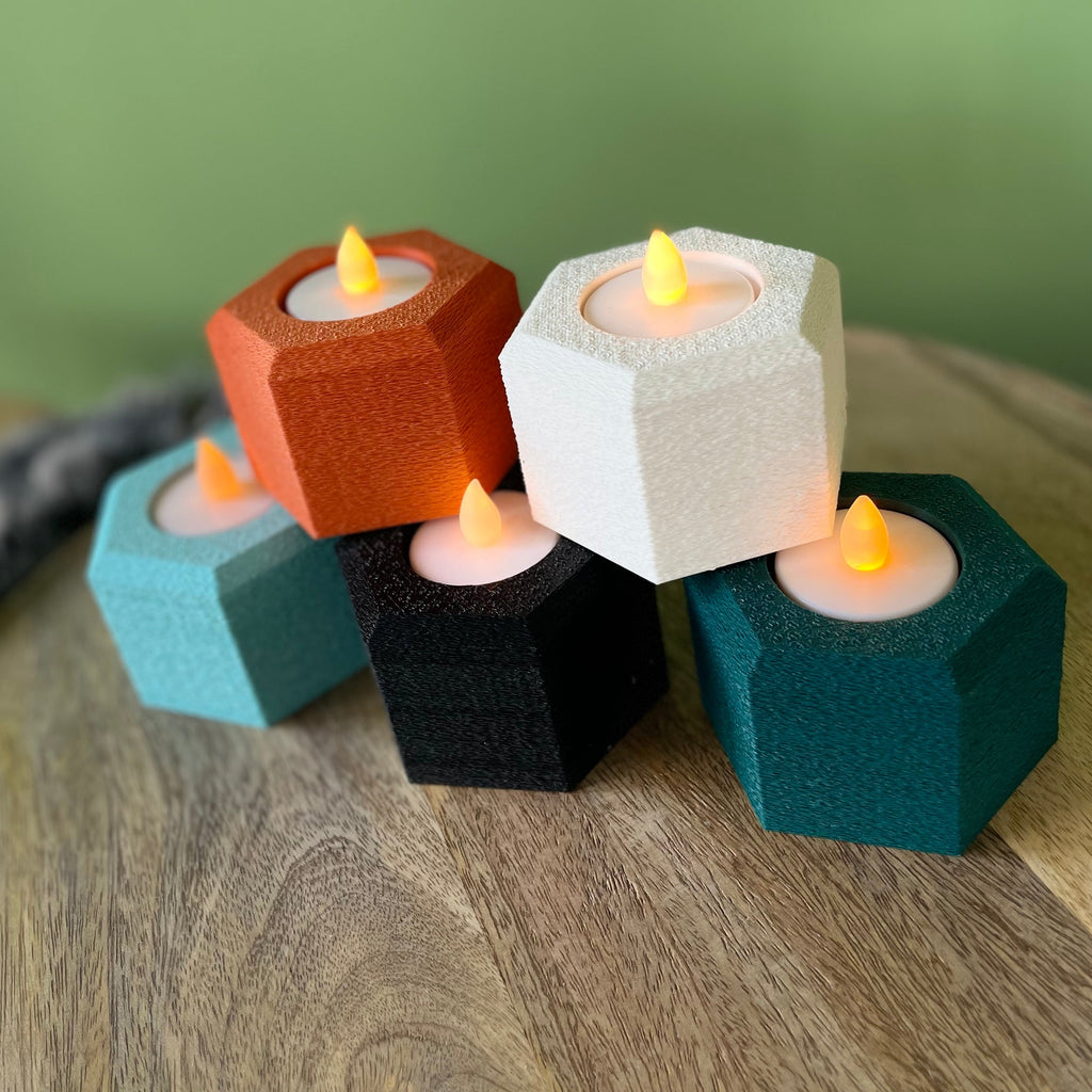 Kaarsenhouder 'HexaGlow'