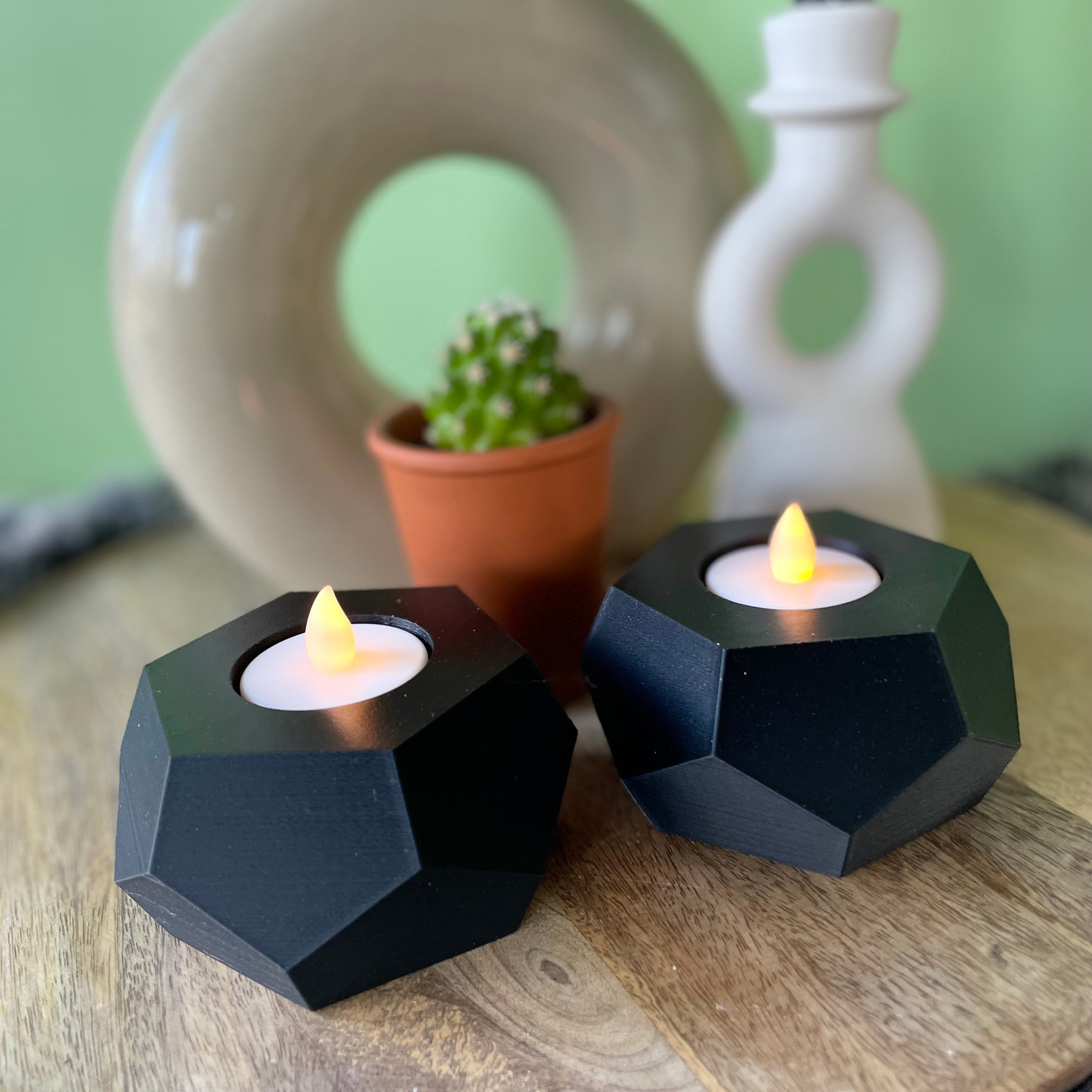 Kaarsenhouder 'Rock'