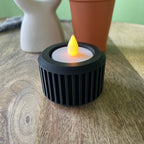 Kaarsenhouder 'Ribbed'