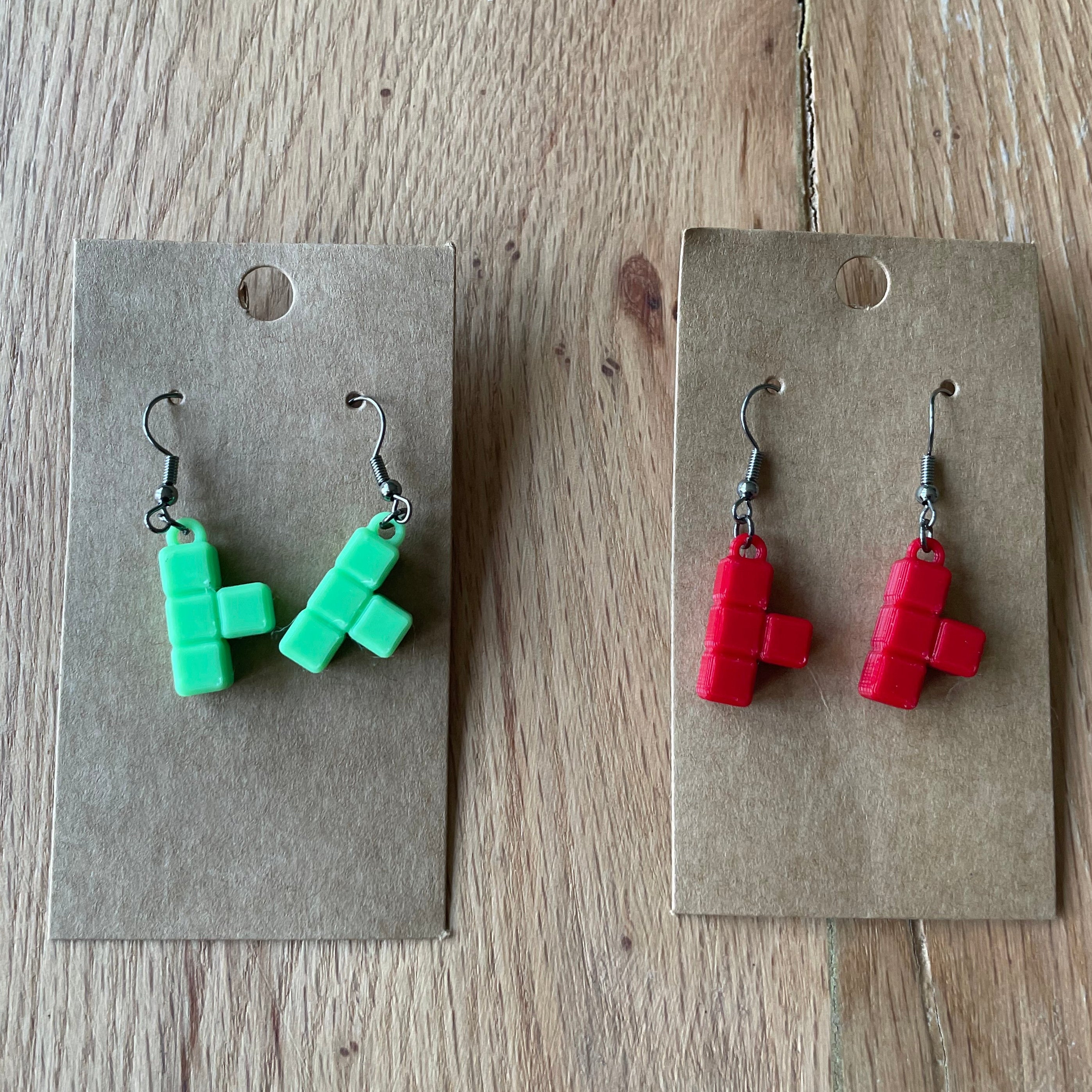 Oorbellen 'BitBlocks'