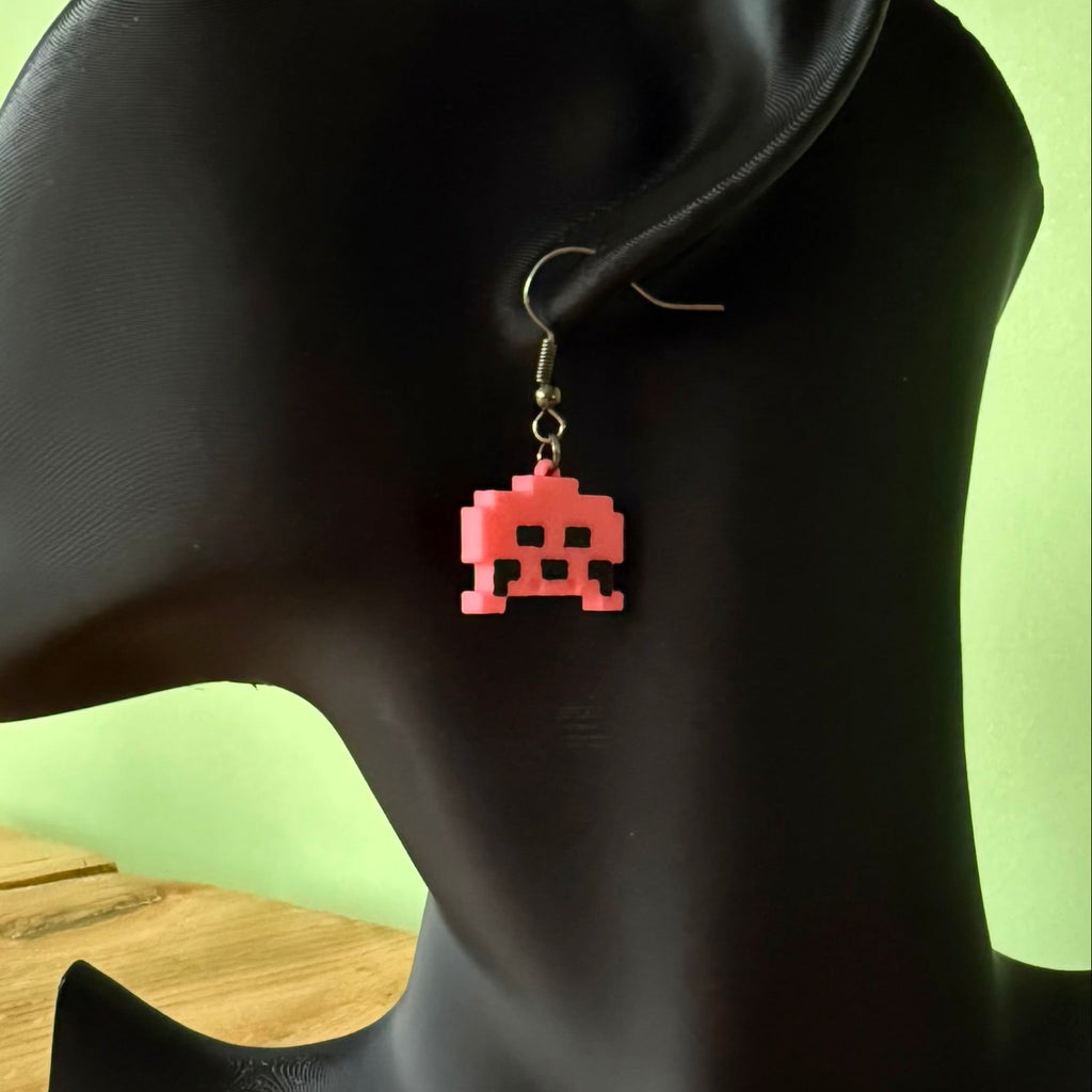 Oorbellen 'Pixel Alien'