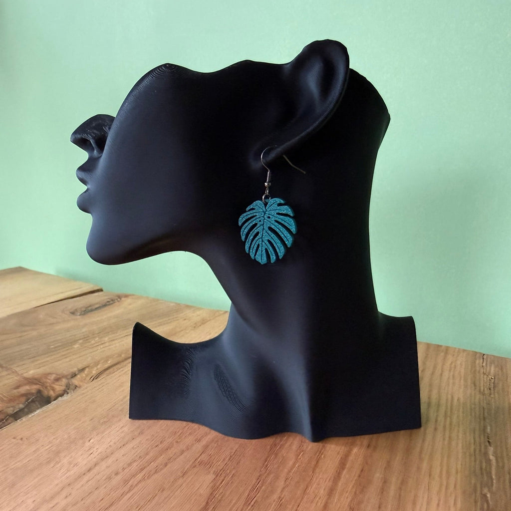 Oorbellen 'Monstera' and 'Monstera Albo'