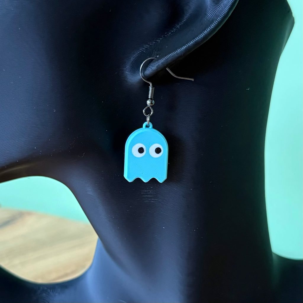 Oorbellen 'Ghost' Blauw