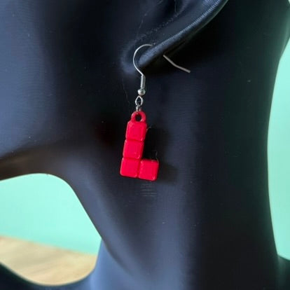 Oorbellen 'BitBlocks'