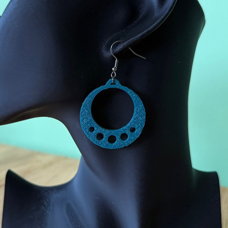 Oorbellen 'Luna Halo'