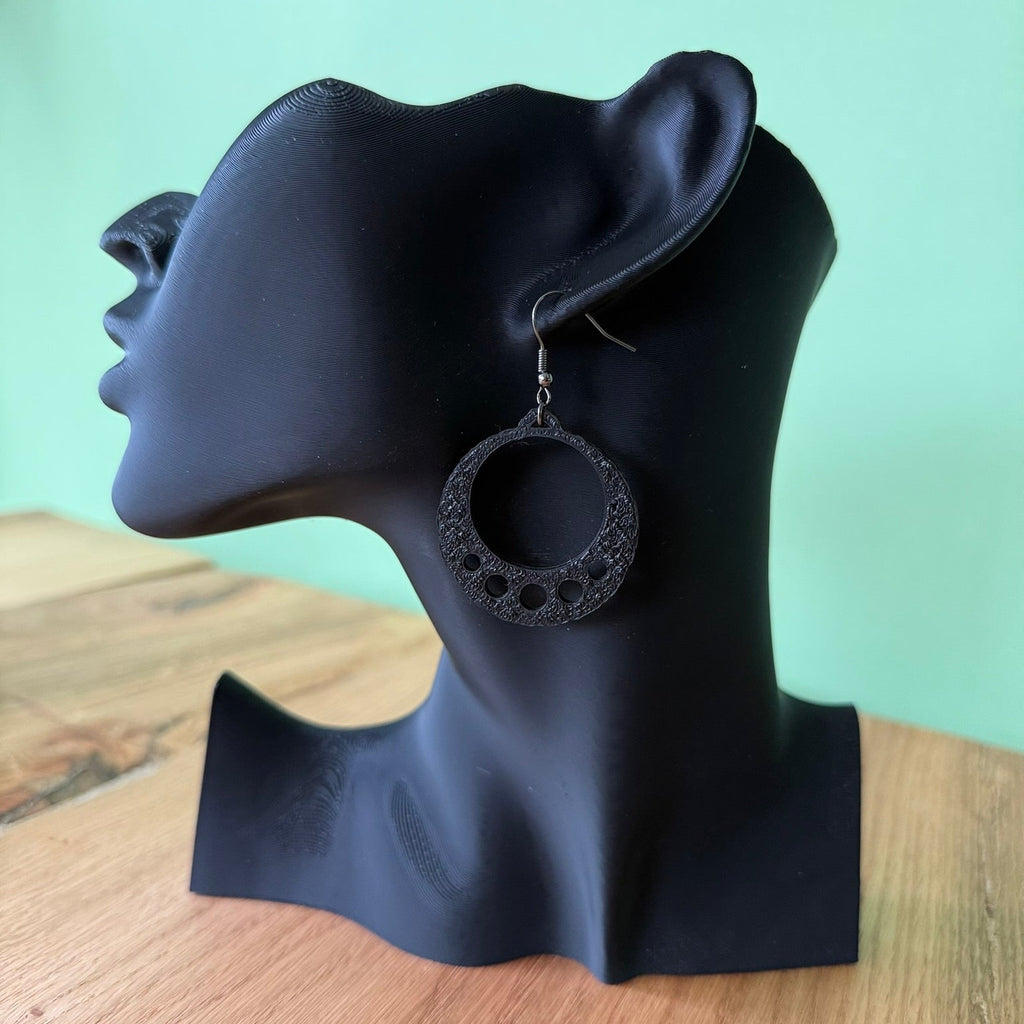 Oorbellen 'Luna Halo'