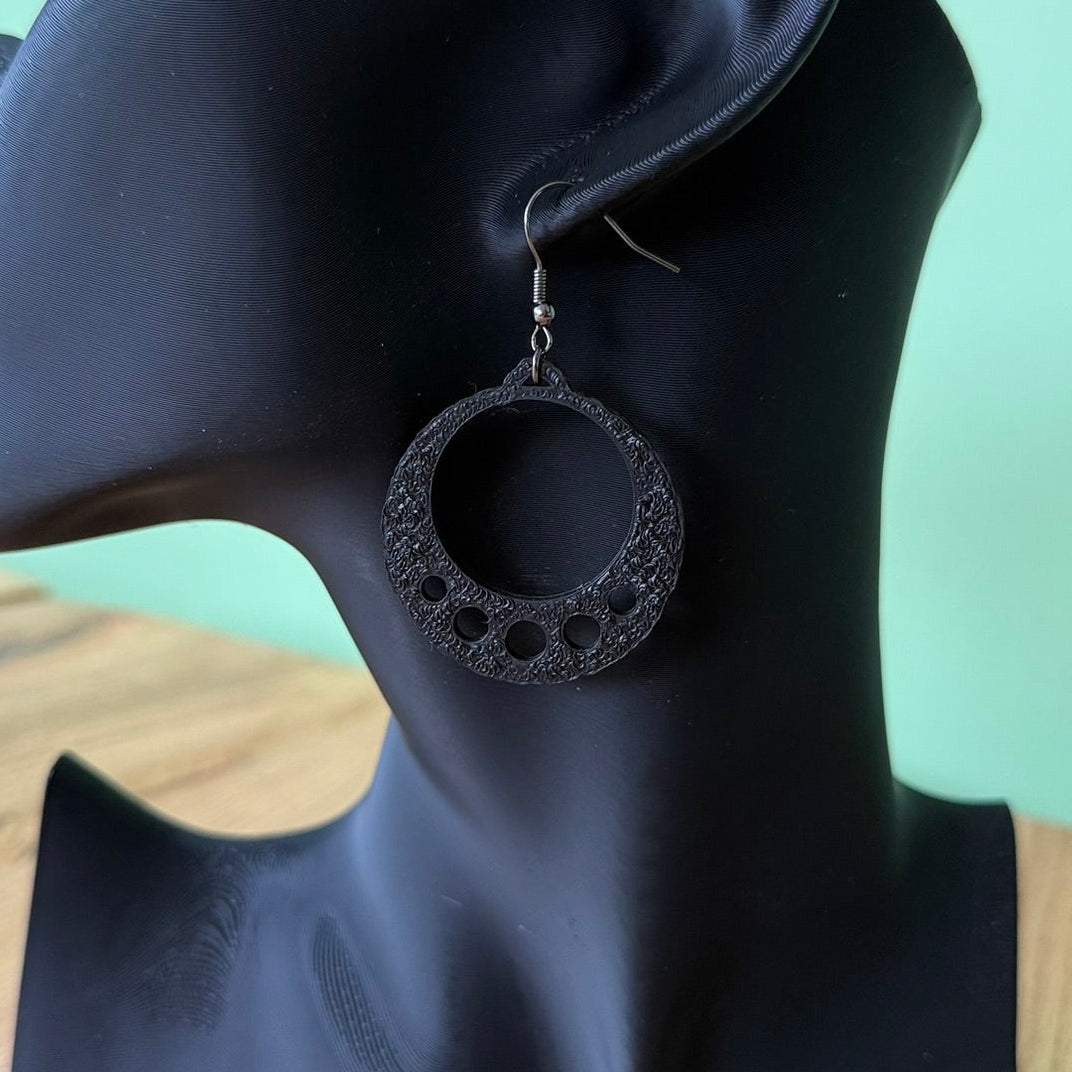 Oorbellen 'Luna Halo'