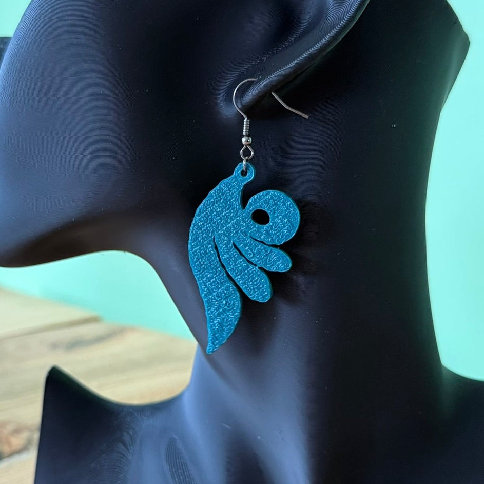 Oorbellen 'Feather Flow'