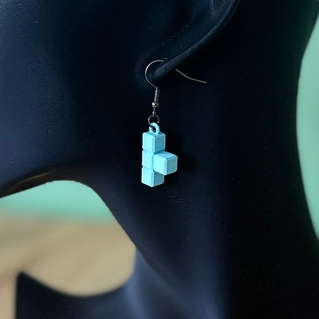 Oorbellen 'BitBlocks'