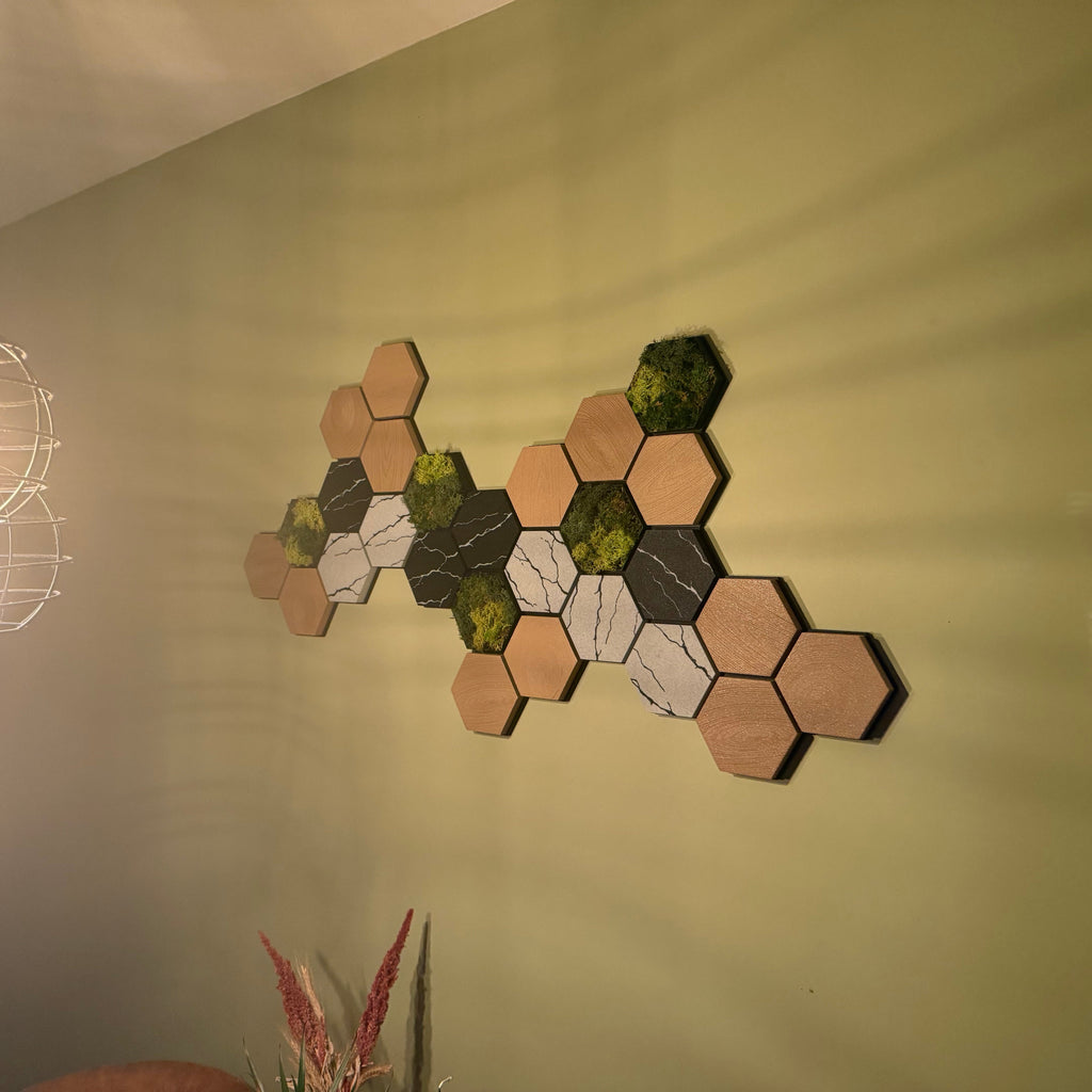 HexaArt - Modulair Magnetisch Wand Systeem
