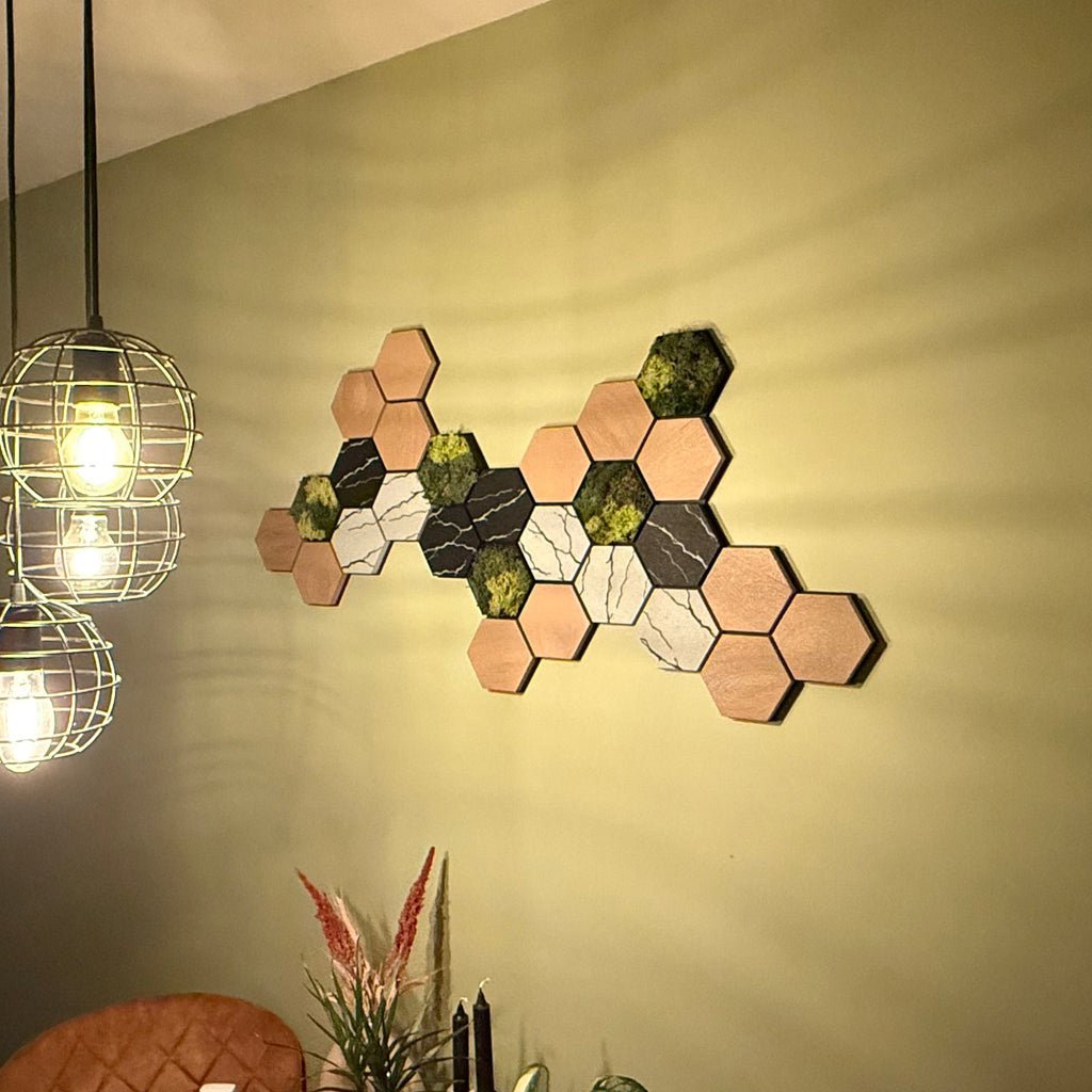HexaArt - Modulair Magnetisch Wand Systeem